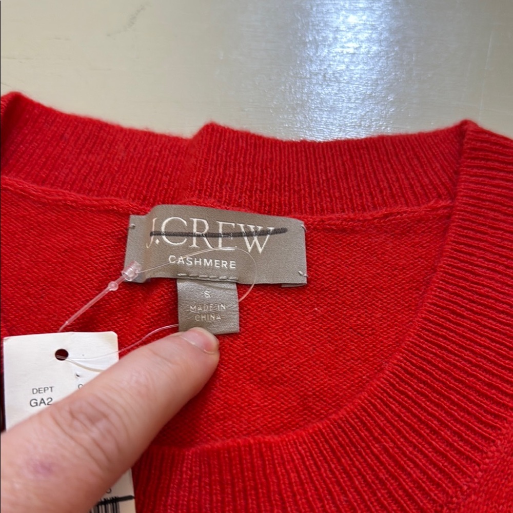 J. Crew Cashmere relaxed crewneck sweater Size S - Picture 9 of 10
